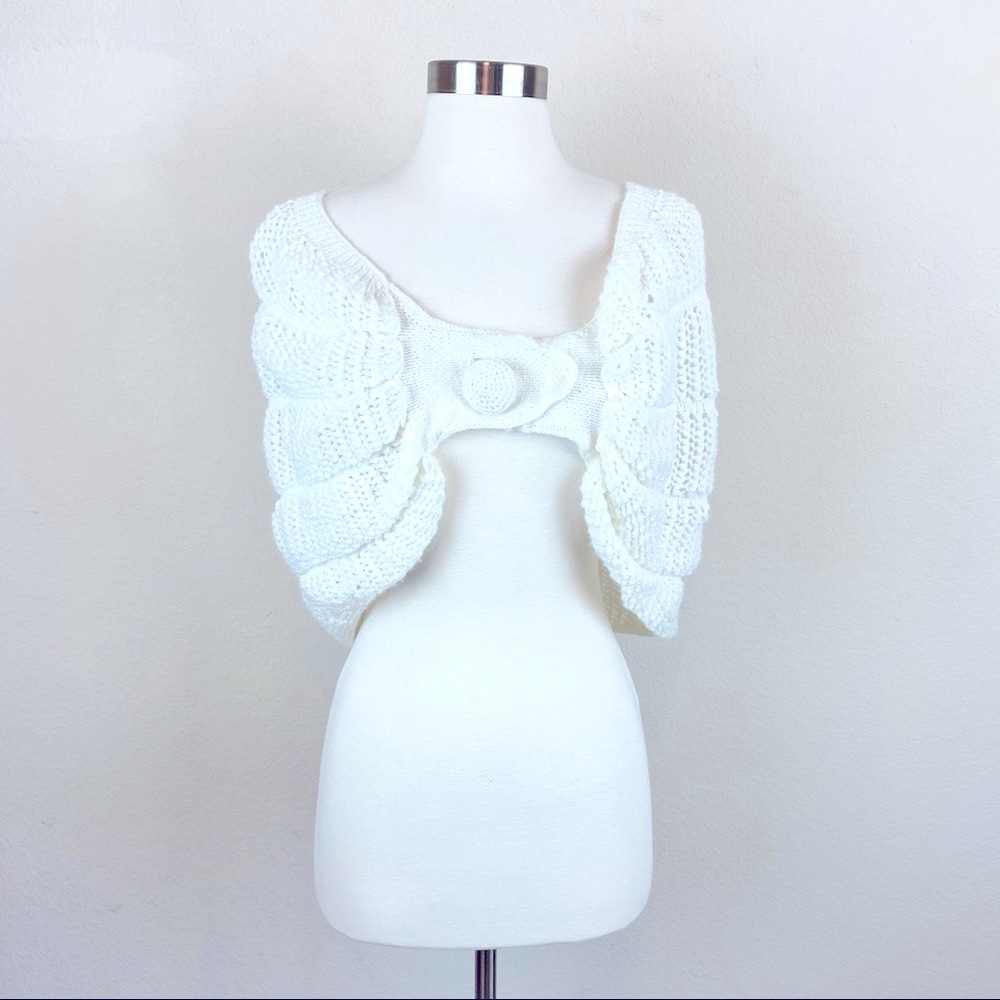 Hand Knit Shoulder Shrug/Shall